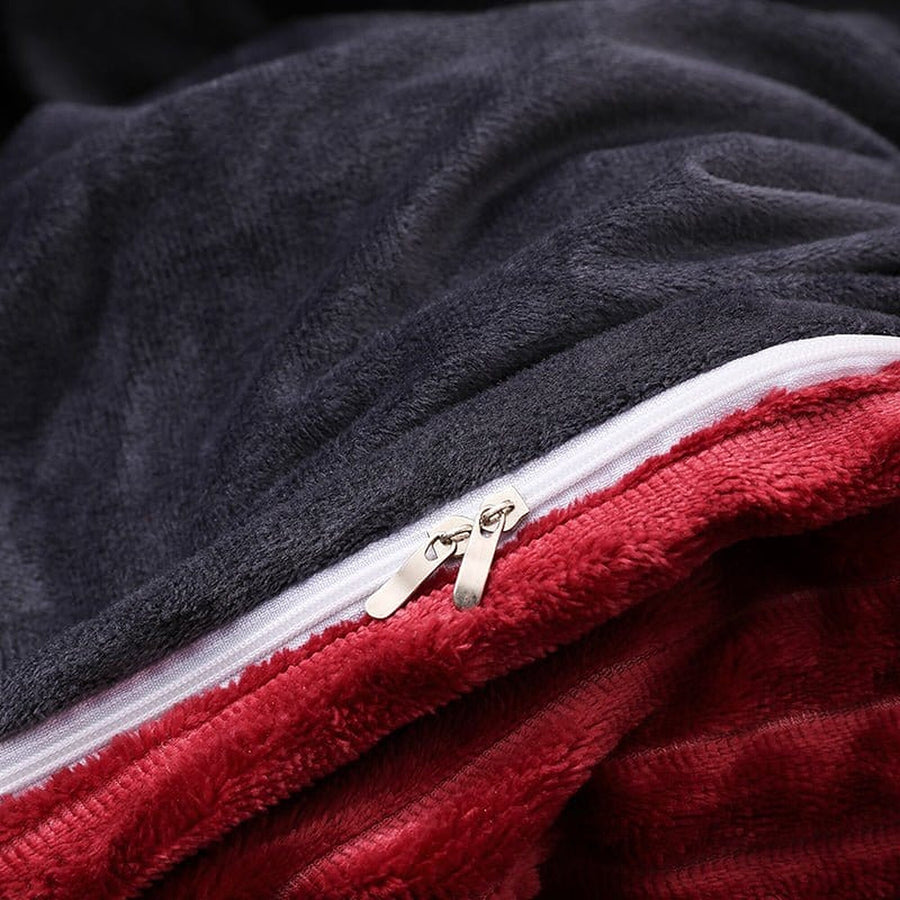 Bedding Set – Corduroy Velvet – Bordeaux