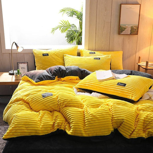Bedding Set – Corduroy Velvet – Honey