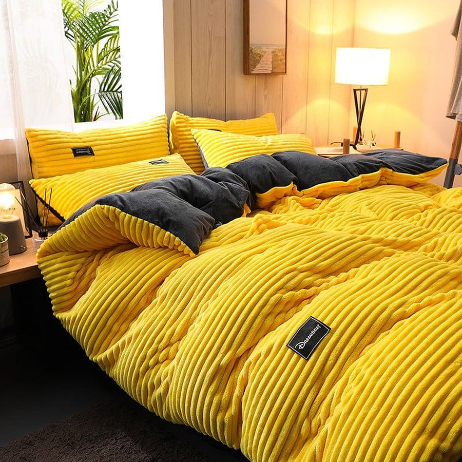Bedding Set – Corduroy Velvet – Honey
