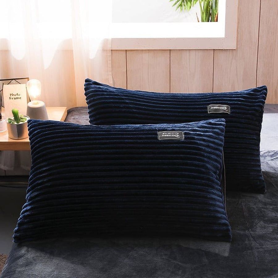 Bedding Set – Corduroy Velvet – Midnight Navy