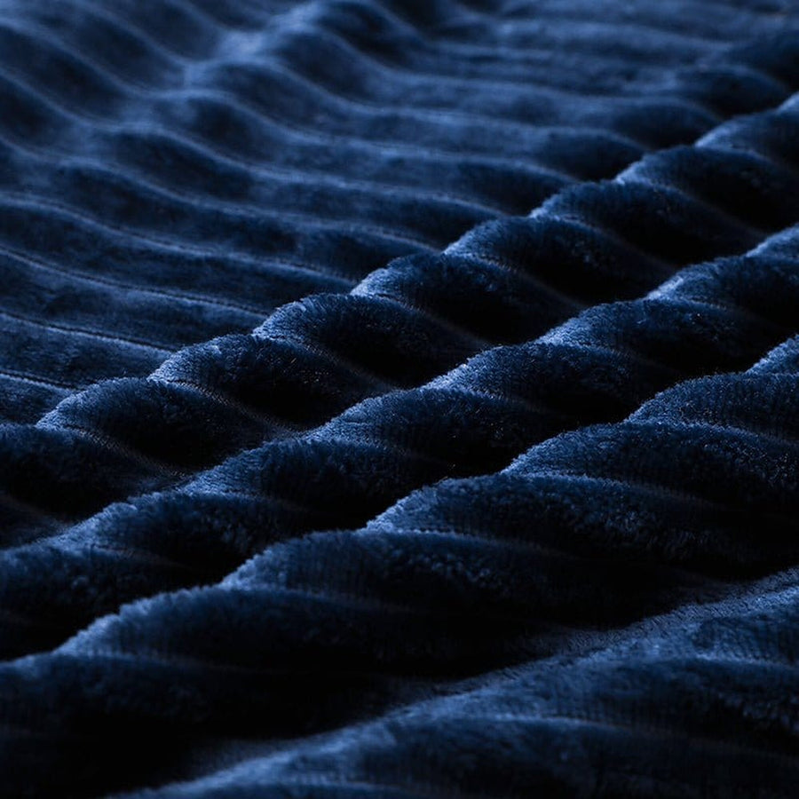 Bedding Set – Corduroy Velvet – Midnight Navy