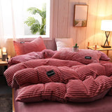 Bedding Set – Corduroy Velvet – Soft Blush
