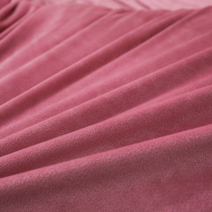 Bedding Set – Corduroy Velvet – Soft Blush