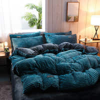 Bedding Set – Corduroy Velvet – Teal