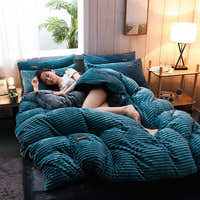 Bedding Set – Corduroy Velvet – Teal
