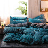 Bedding Set – Corduroy Velvet – Teal
