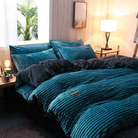 Bedding Set – Corduroy Velvet – Teal