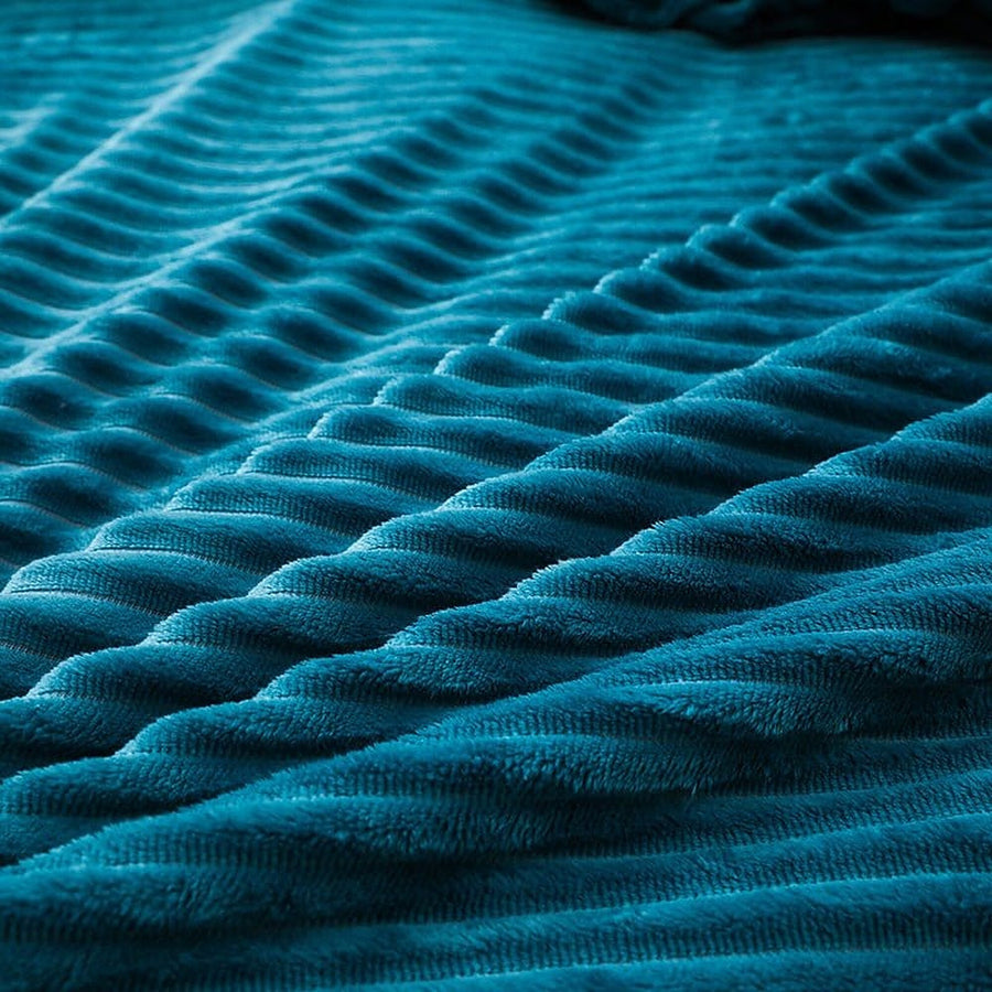 Bedding Set – Corduroy Velvet – Teal