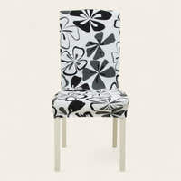 Chair Cover – Floral Print – Black & White