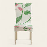 Chair Cover – Folk Leaf Print – Sage Mist