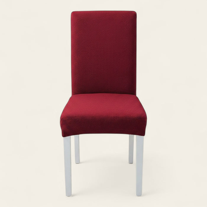 Chair Cover – Herringbone Knit – Bordeaux
