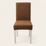 Chair Cover – Herringbone Knit – Caramel