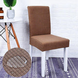 Chair Cover – Herringbone Knit – Caramel