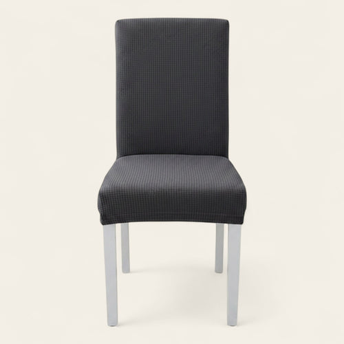Chair Cover – Herringbone Knit – Charcoal