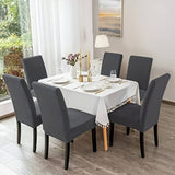 Chair Cover – Herringbone Knit – Charcoal