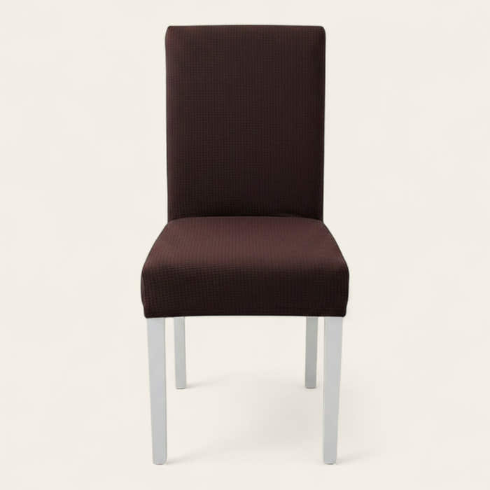 Chair Cover – Herringbone Knit – Espresso