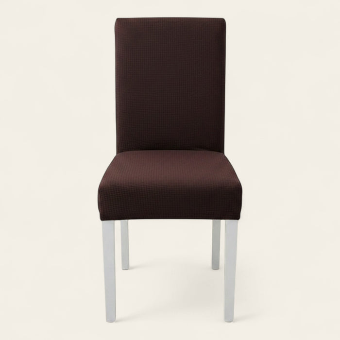 Chair Cover – Herringbone Knit – Espresso