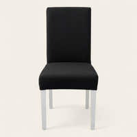 Chair Cover – Herringbone Knit – Ink Black