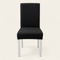 Chair Cover – Herringbone Knit – Ink Black