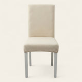 Chair Cover – Herringbone Knit – Ivory Cream