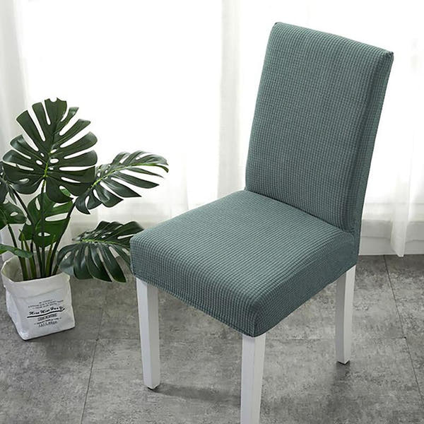 Chair Cover – Herringbone Knit – Teal
