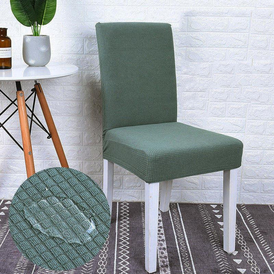 Chair Cover – Herringbone Knit – Teal