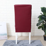 Chair Cover – Leather Look – Bordeaux
