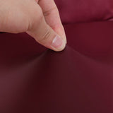 Chair Cover – Leather Look – Bordeaux