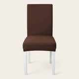 Chair Cover – Leather Look – Espresso