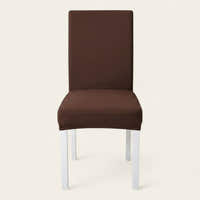 Chair Cover – Leather Look – Espresso