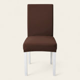 Chair Cover – Leather Look – Espresso
