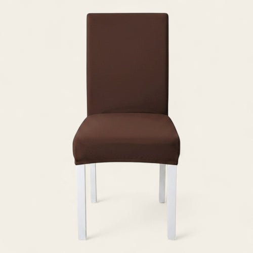 Chair Cover – Leather Look – Espresso