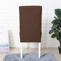 Chair Cover – Leather Look – Espresso