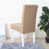 Chair Cover – Leather Look – Caramel