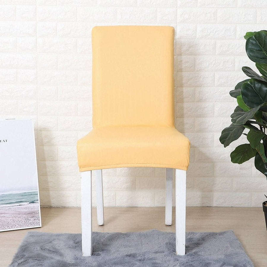 Chair Cover – Leather Look – Honey