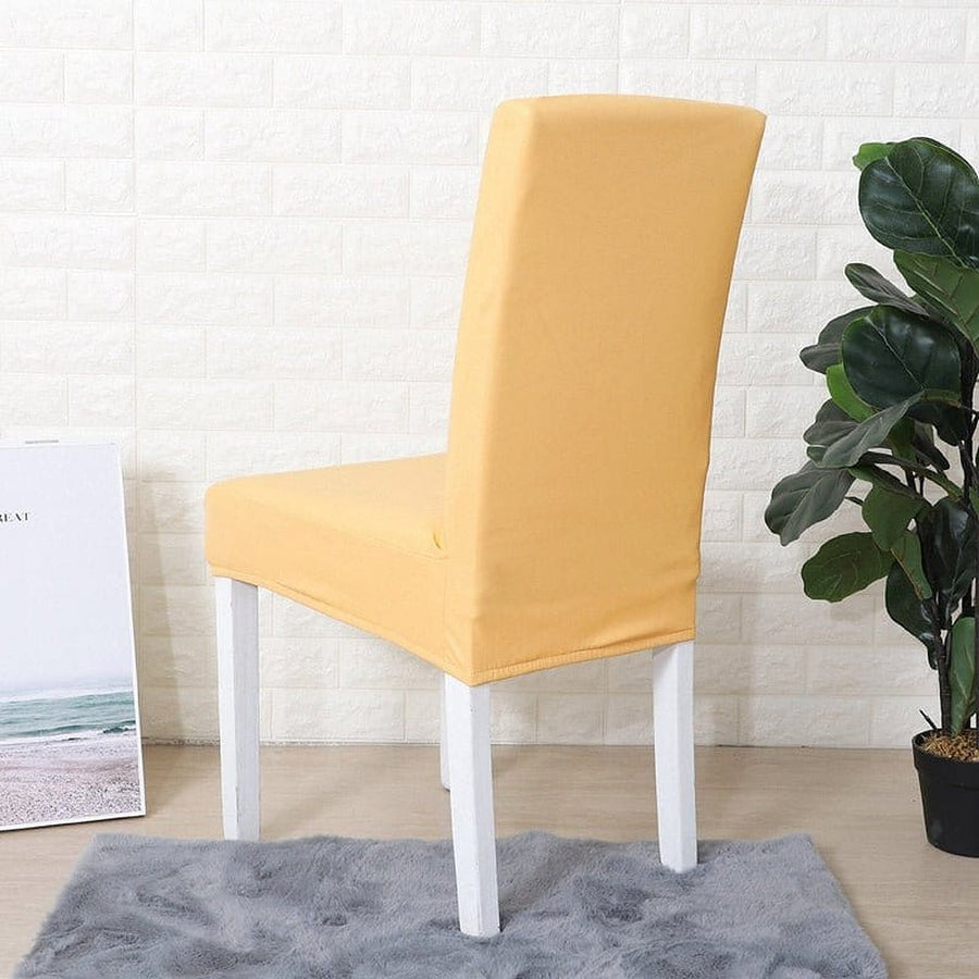 Chair Cover – Leather Look – Honey
