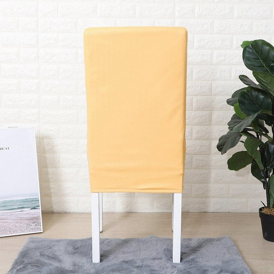 Chair Cover – Leather Look – Honey