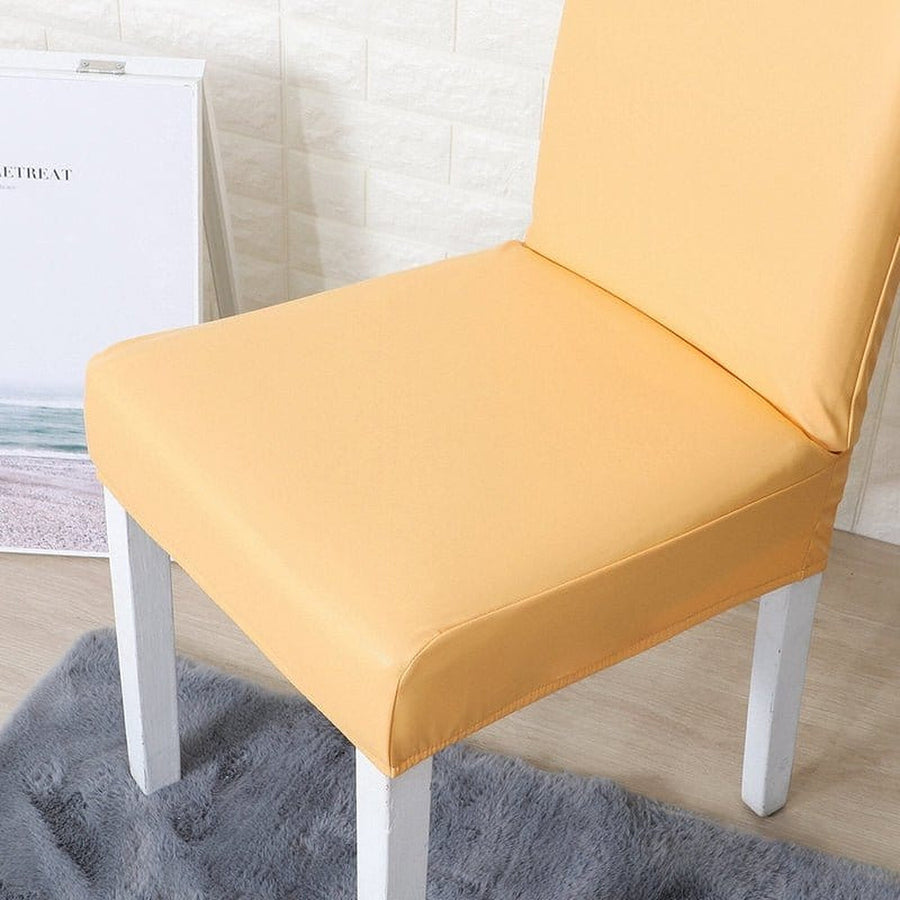 Chair Cover – Leather Look – Honey