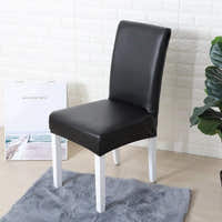 Chair Cover – Leather Look – Ink Black