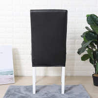 Chair Cover – Leather Look – Ink Black