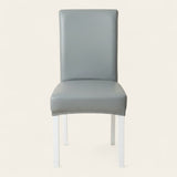 Chair Cover – Leather Look – Pearl Grey