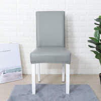 Chair Cover – Leather Look – Pearl Grey