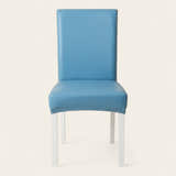 Chair Cover – Leather Look – Sky Mist