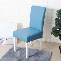 Chair Cover – Leather Look – Sky Mist