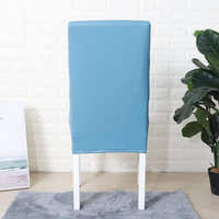 Chair Cover – Leather Look – Sky Mist