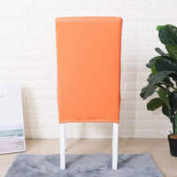 Chair Cover – Leather Look – Terracotta