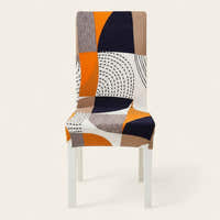 Chair Cover – Mid-Century Collage – Multicolor
