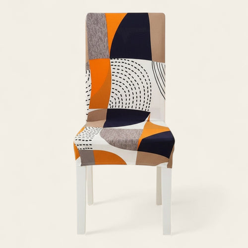 Chair Cover – Mid-Century Collage – Multicolor