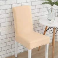 Chair Cover – Plain Stretch – Bouclé Sand