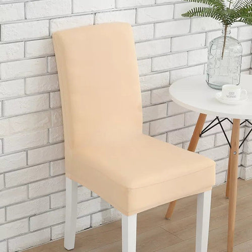 Chair Cover – Plain Stretch – Bouclé Sand